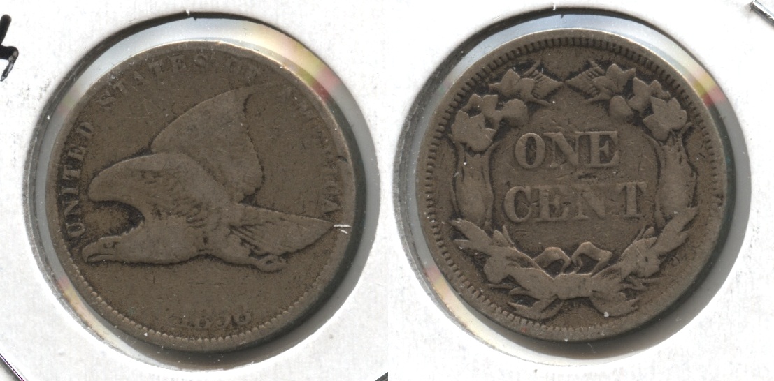 1858 Small Letters Flying Eagle Cent VG-8 #ai