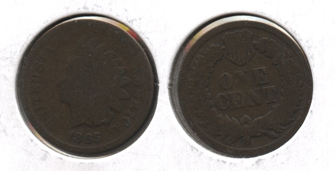 1865 Indian Head Cent AG-3 #ad