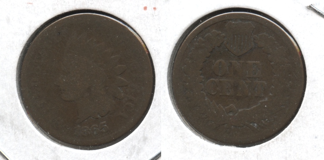 1865 Indian Head Cent Good-4 #ba