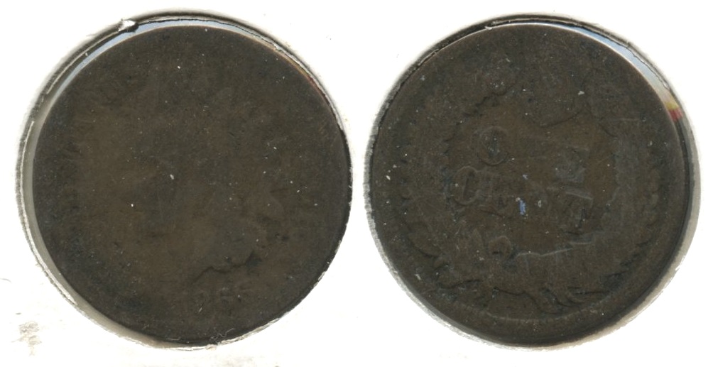 1866 Indian Head Cent AG-3 #n