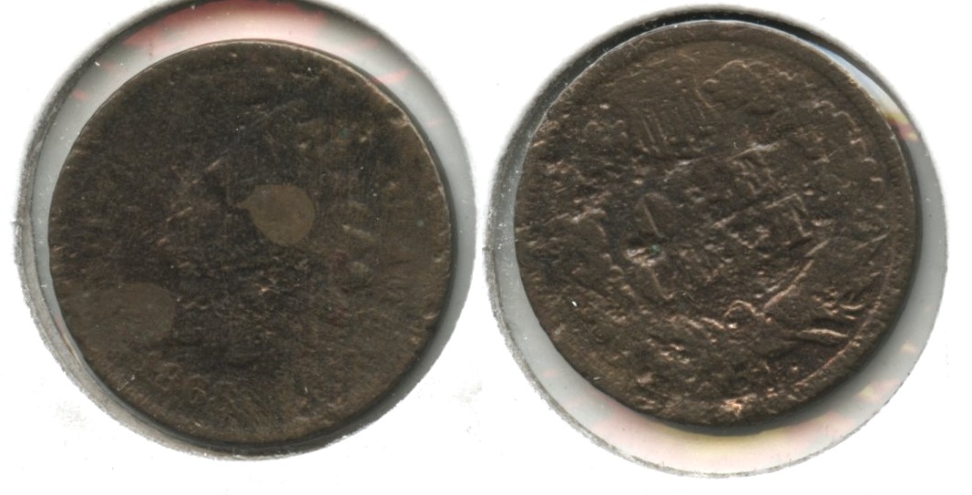 1868 Indian Head Cent Filler #a