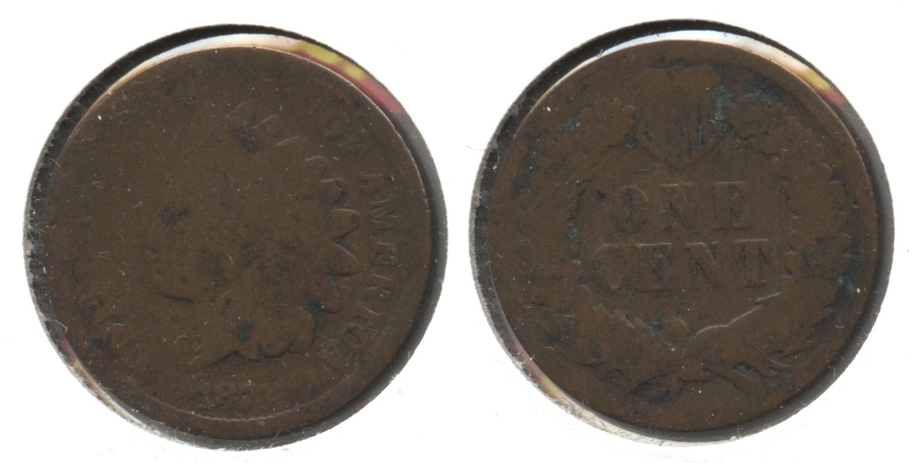 1873 Indian Head Cent AG-3 #l