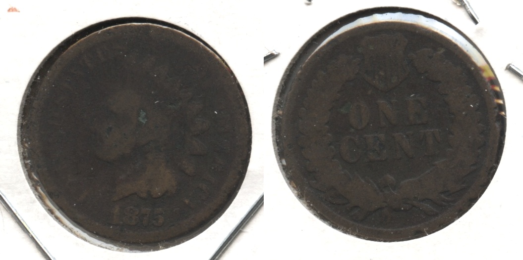 1875 Indian Head Cent AG-3 #x