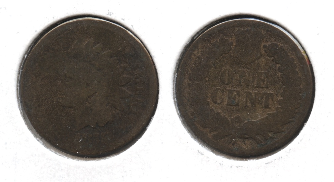 1875 Indian Head Cent Fair-2 #aa