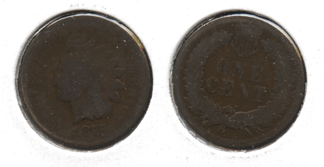 1875 Indian Head Cent Fair-2 #al