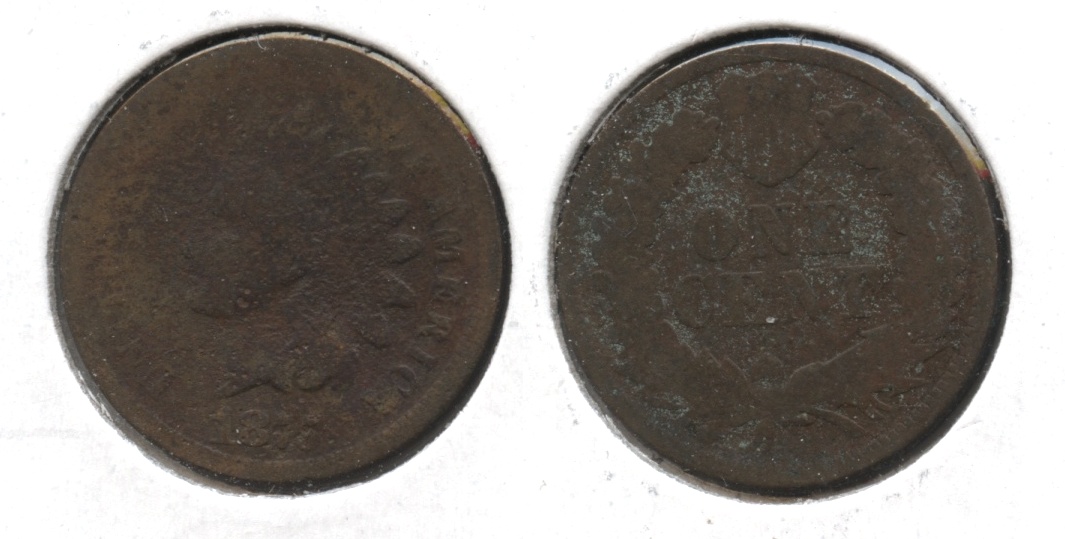 1875 Indian Head Cent Fair-2 #az