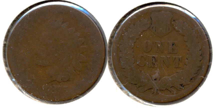 1875 Indian Head Cent Fair-2 c