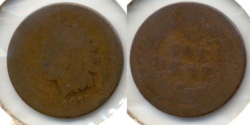 1875 Indian Head Cent Fair-2 j