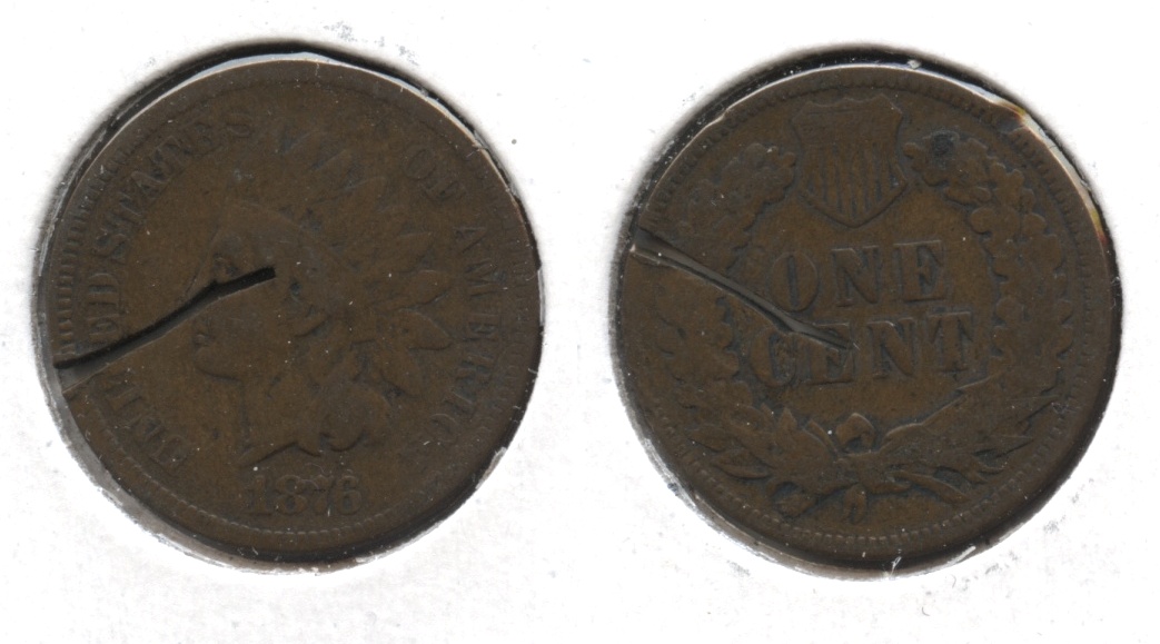 1876 Indian Head Cent Filler #q