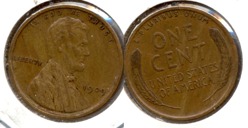 1909 Lincoln Cent AU-53