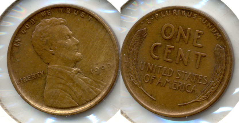 1909 Lincoln Cent AU-55 i