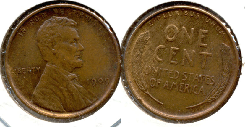 1909 Lincoln Cent MS-63 Brown c