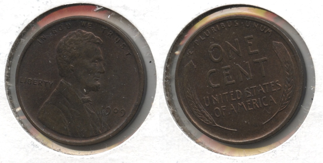 1909 Lincoln Cent MS-63 Brown #u