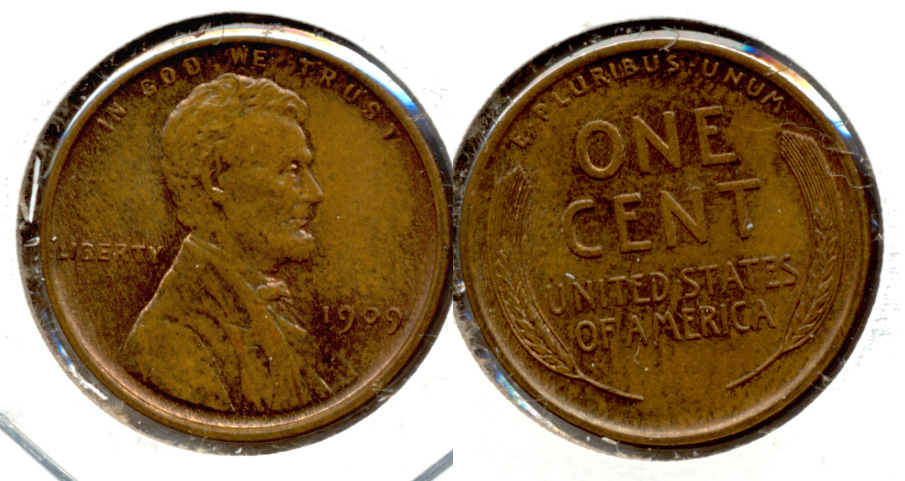 1909 Lincoln Cent MS-64 Brown c