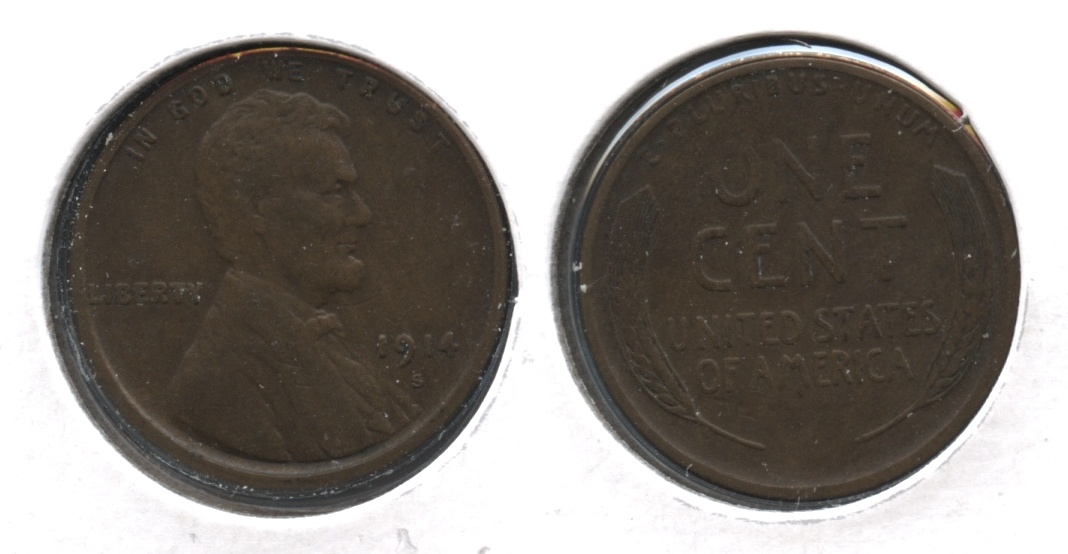 1914-S Lincoln Cent VF-20 #i