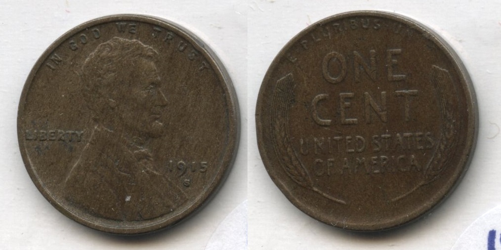 1915-S Lincoln Cent EF-40 #j