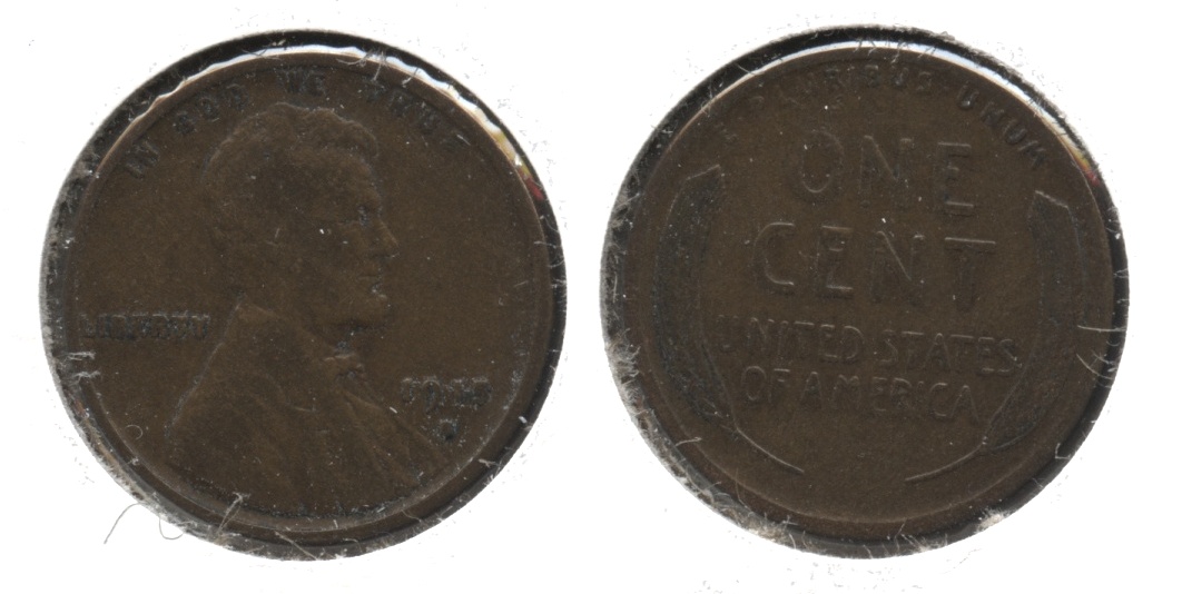 1915-S Lincoln Cent Fine-12 #s