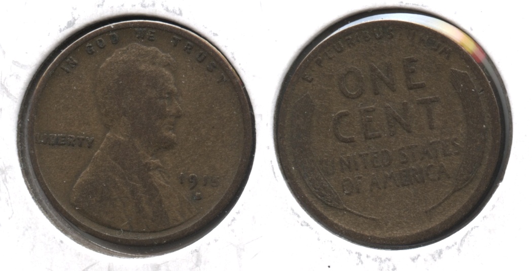 1915-S Lincoln Cent VG-8 #c