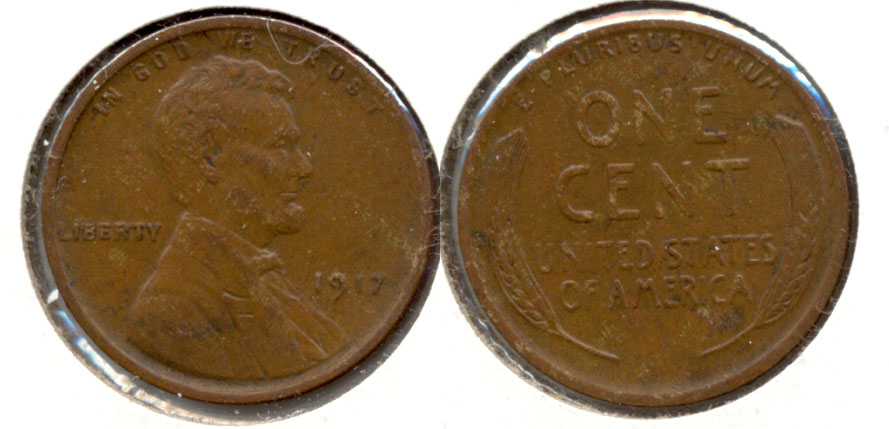1917 Lincoln Cent EF-45 c