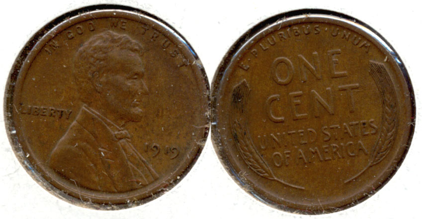 1919 Lincoln Cent AU-50