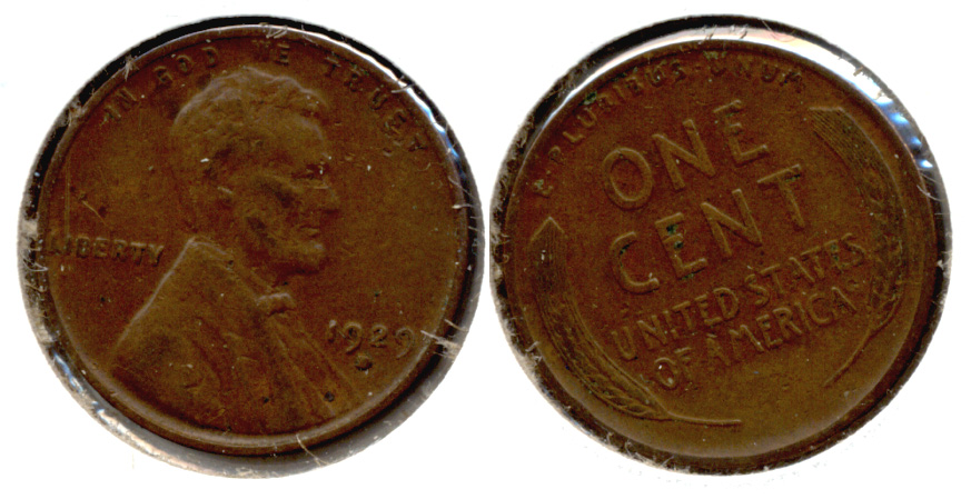 1929-D Lincoln Cent EF-40 l