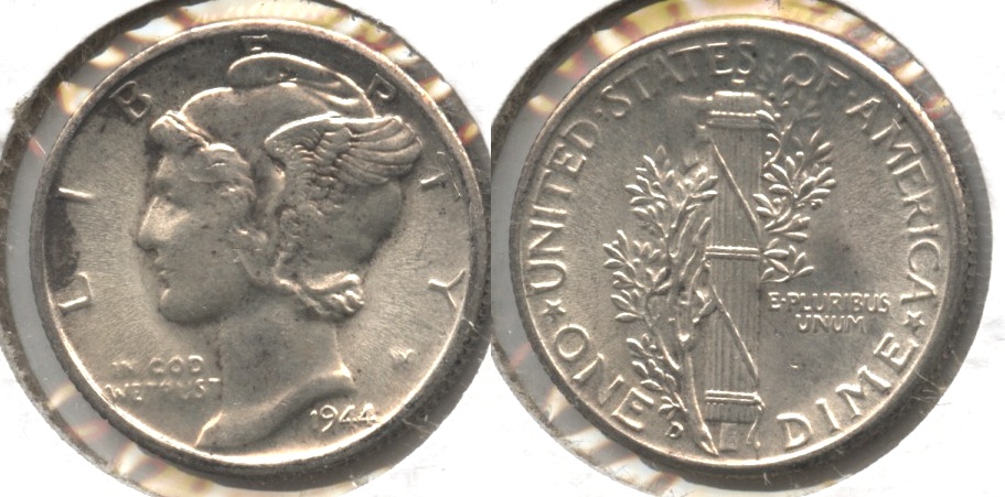 1944-D Mercury Dime MS-60 #l