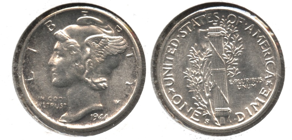 1944-S Mercury Dime MS-63 #r
