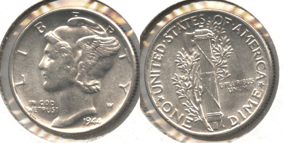1944 Mercury Dime MS-60 #z