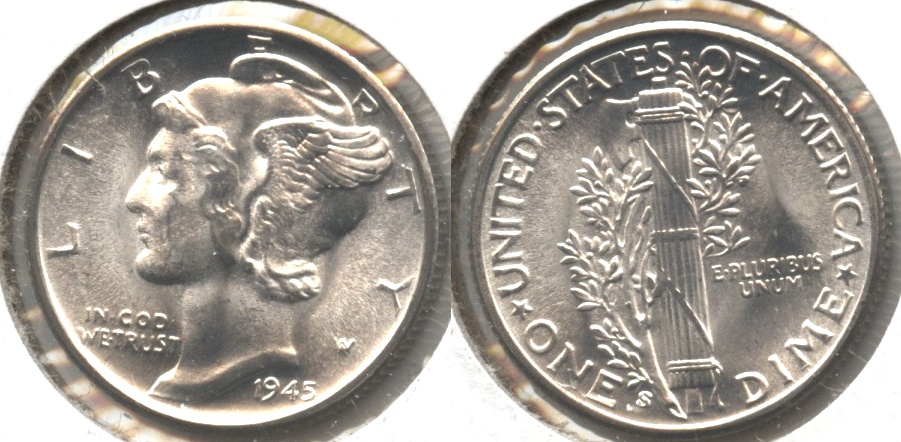 1945-S Mercury Dime MS-63 #e
