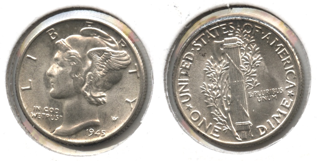 1945 Mercury Dime MS-64 #l
