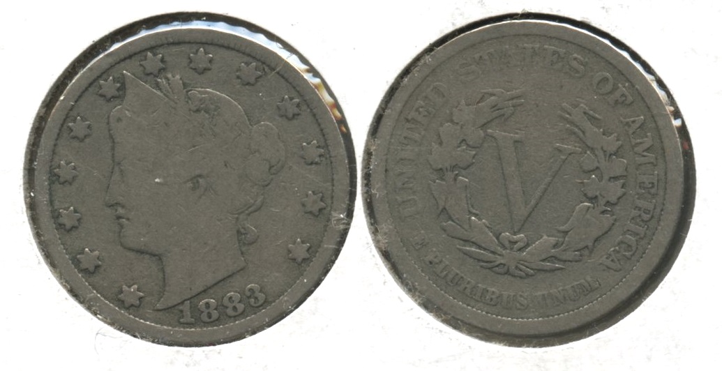 1883 No Cents Liberty Head Nickel Good-4 #d