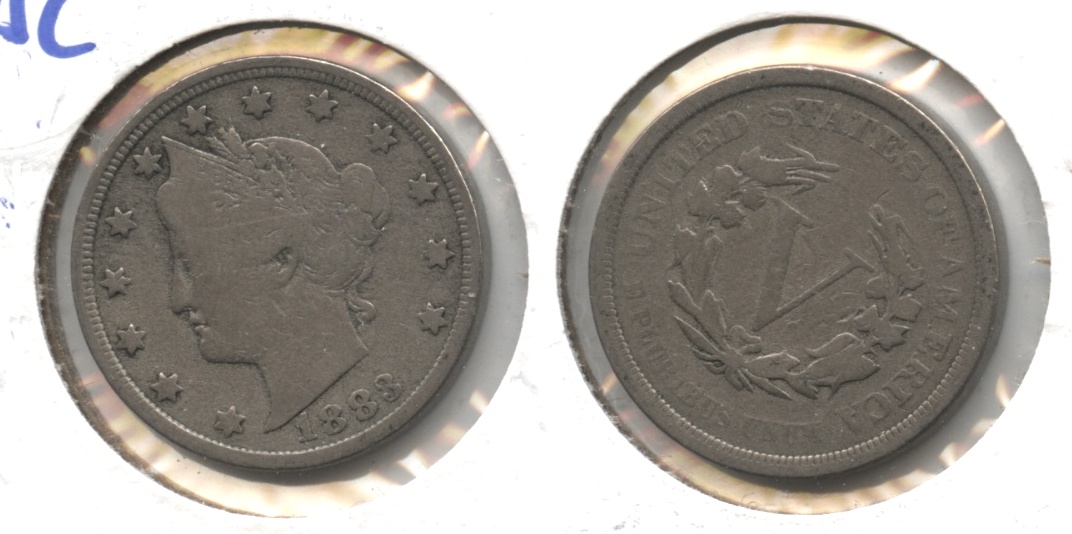 1883 No Cents Liberty Head Nickel VG-8 #g