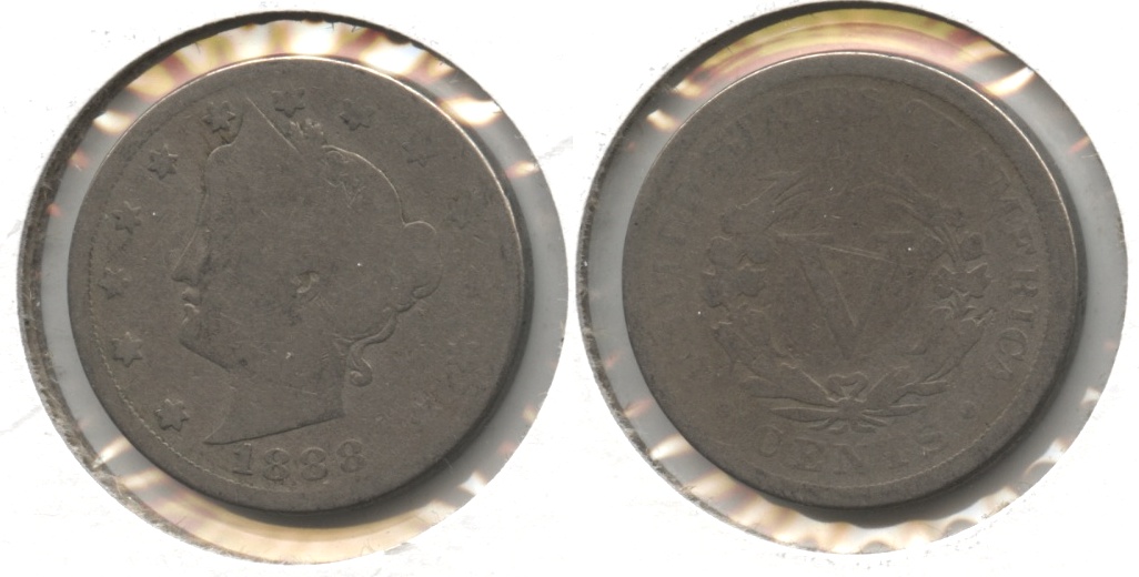 1888 Liberty Head Nickel Good-4 #j