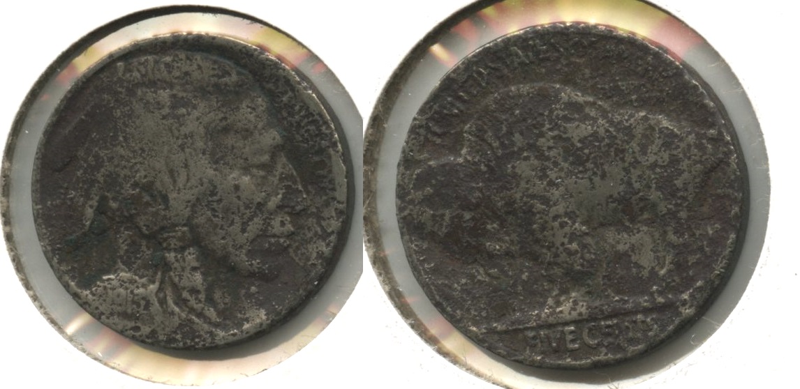 1913 Type 2 Buffalo Nickel VG-8 #n Pitted