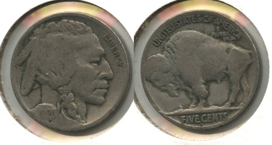1920-D Buffalo Nickel AG-3 #ae