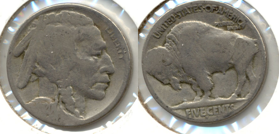 1920-S Buffalo Nickel Good-4 aa