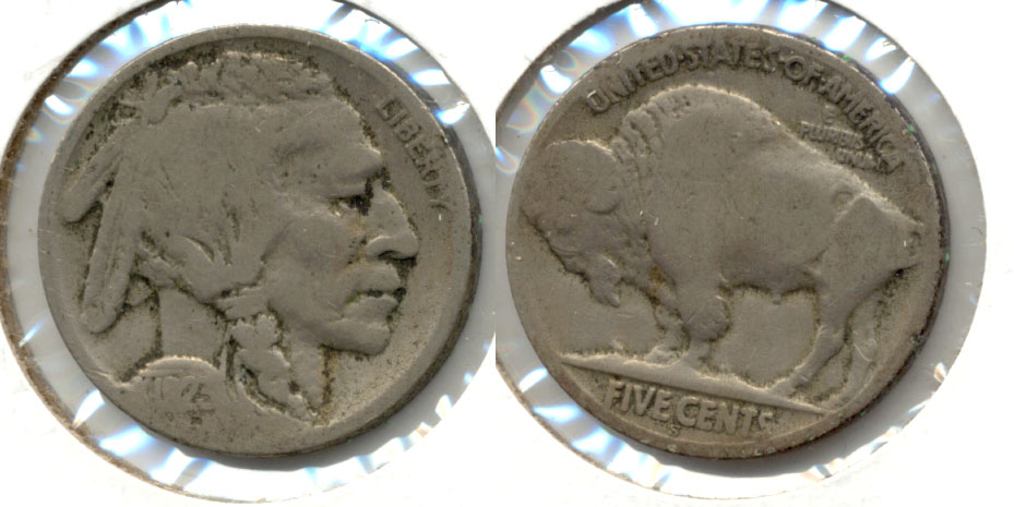 1923-S Buffalo Nickel Good G-4 bc