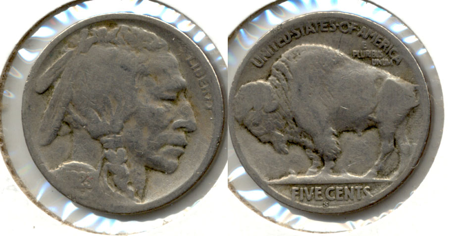1923-S Buffalo Nickel Good G-4 bl