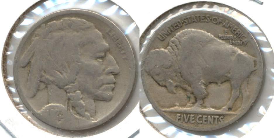 1923-S Buffalo Nickel Good G-4 bt