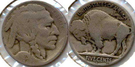 1923-S Buffalo Nickel Good G-4 s