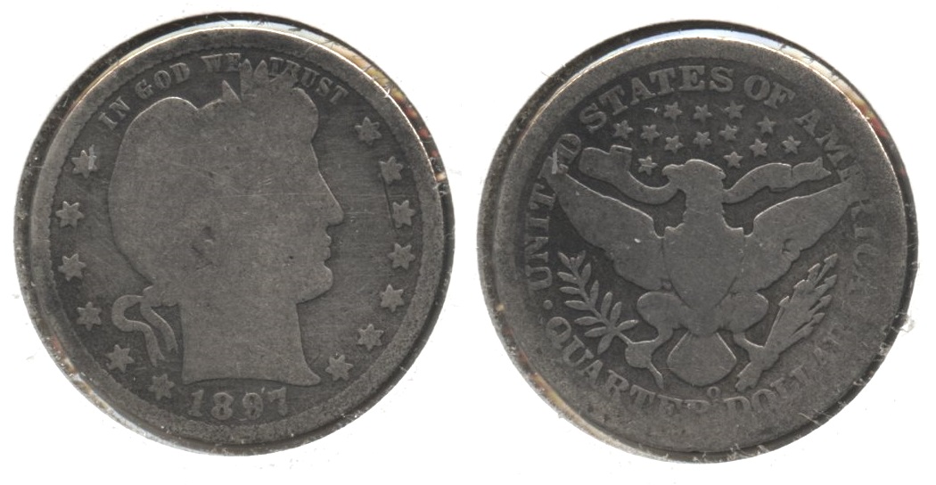 1897-O Barber Quarter AG-3 #d