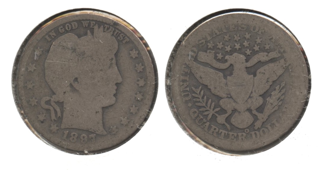 1897-O Barber Quarter AG-3 #e