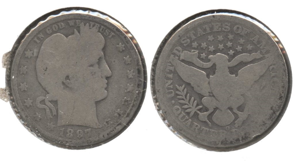 1897-O Barber Quarter AG-3 #f